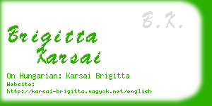 brigitta karsai business card